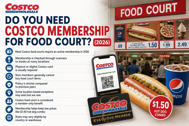 Costco food court membership